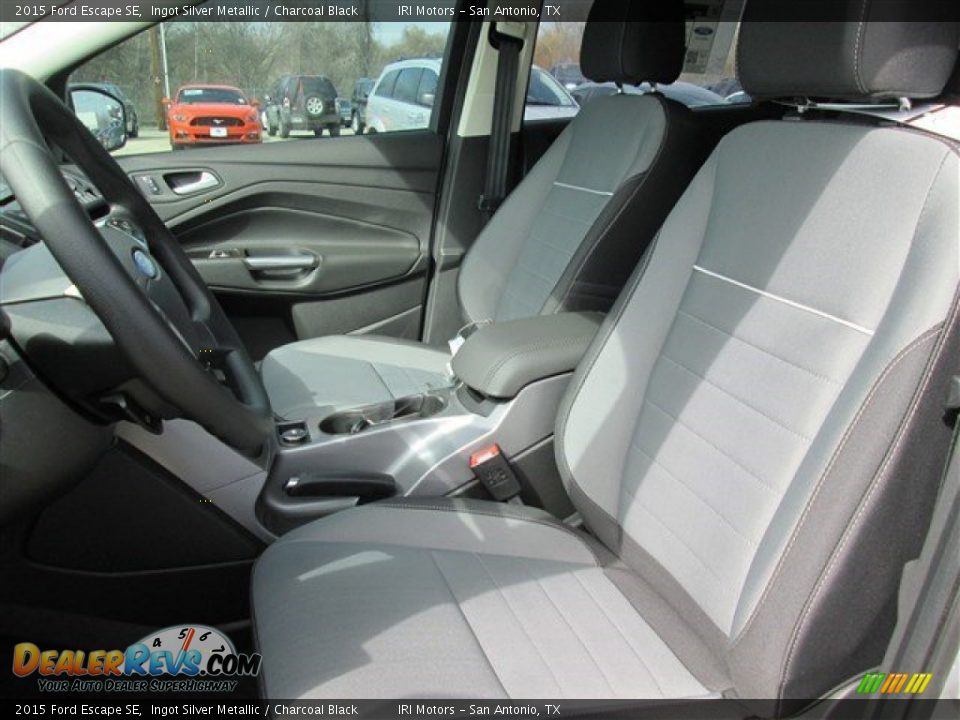 2015 Ford Escape SE Ingot Silver Metallic / Charcoal Black Photo #22