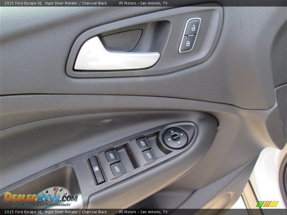 2015 Ford Escape SE Ingot Silver Metallic / Charcoal Black Photo #26