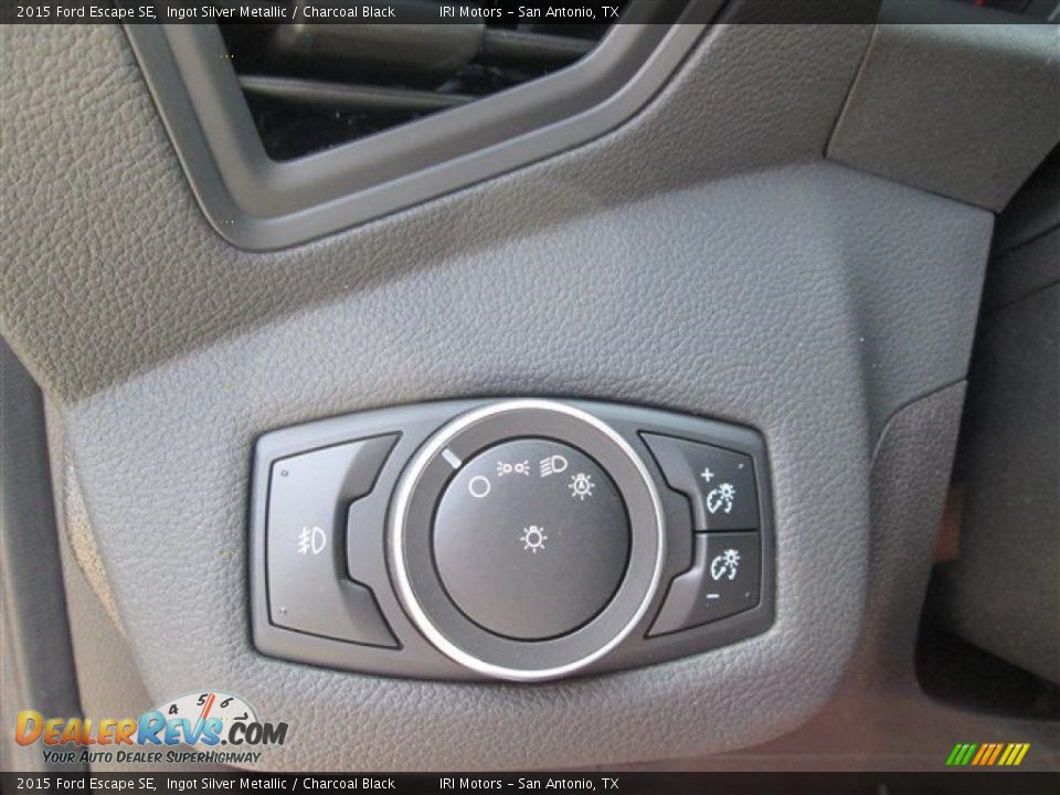 2015 Ford Escape SE Ingot Silver Metallic / Charcoal Black Photo #27