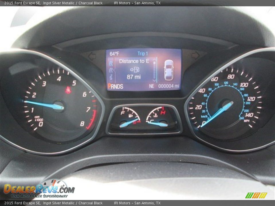 2015 Ford Escape SE Ingot Silver Metallic / Charcoal Black Photo #29