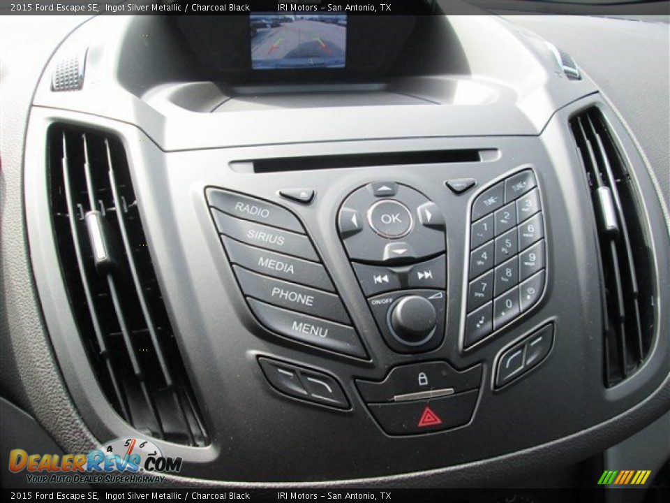 2015 Ford Escape SE Ingot Silver Metallic / Charcoal Black Photo #32