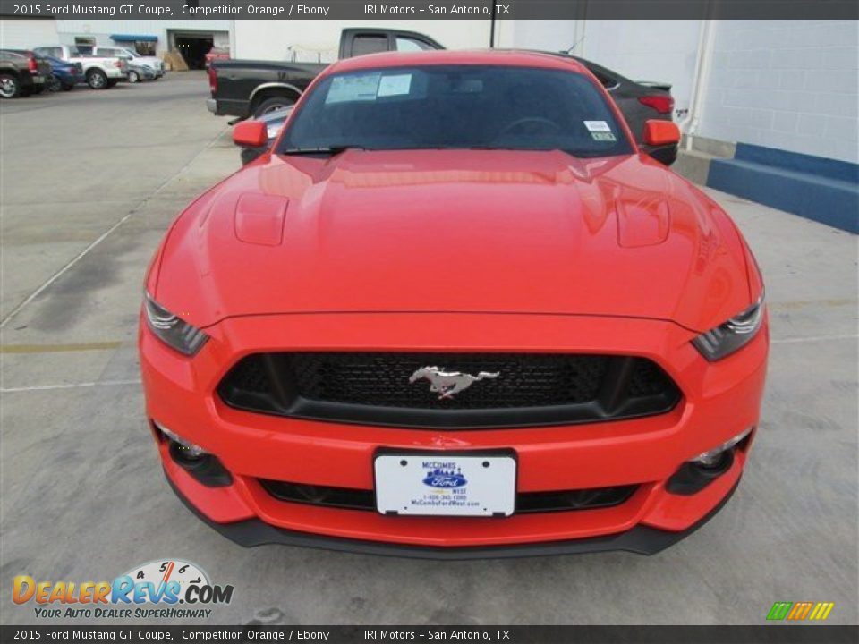 2015 Ford Mustang GT Coupe Competition Orange / Ebony Photo #5