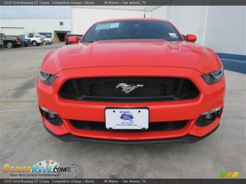 2015 Ford Mustang GT Coupe Competition Orange / Ebony Photo #6