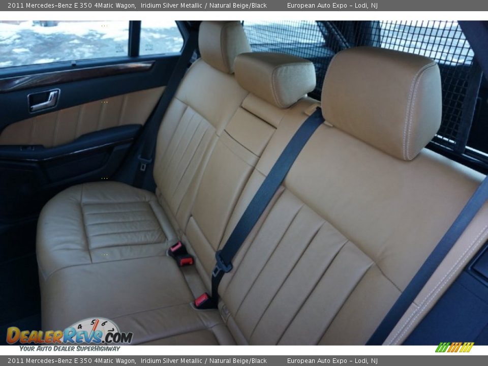 Rear Seat of 2011 Mercedes-Benz E 350 4Matic Wagon Photo #8
