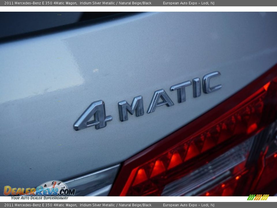 2011 Mercedes-Benz E 350 4Matic Wagon Iridium Silver Metallic / Natural Beige/Black Photo #20