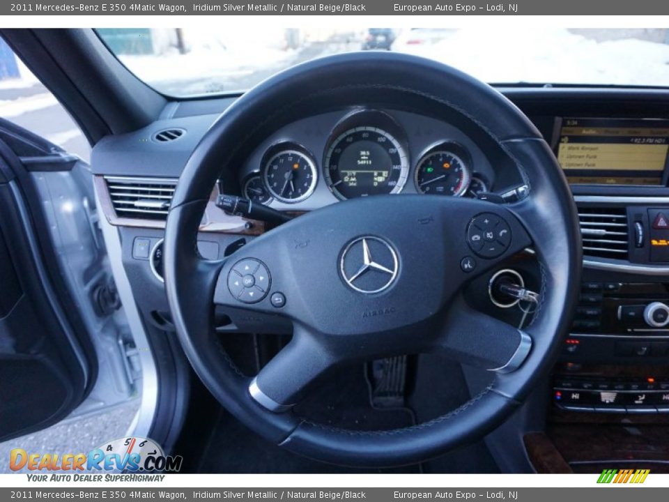 2011 Mercedes-Benz E 350 4Matic Wagon Steering Wheel Photo #24