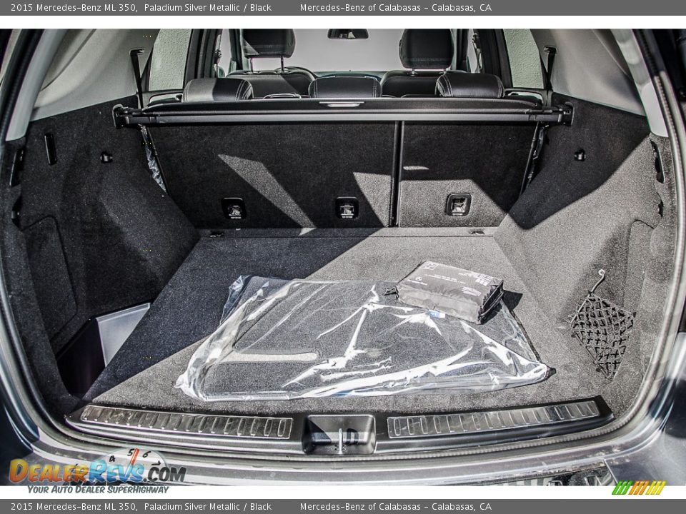 2015 Mercedes-Benz ML 350 Paladium Silver Metallic / Black Photo #4