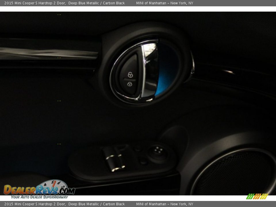 2015 Mini Cooper S Hardtop 2 Door Deep Blue Metallic / Carbon Black Photo #7