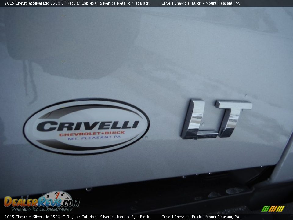 2015 Chevrolet Silverado 1500 LT Regular Cab 4x4 Silver Ice Metallic / Jet Black Photo #8