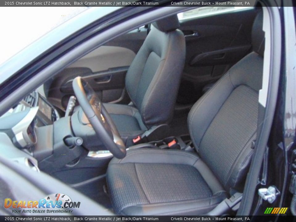 Front Seat of 2015 Chevrolet Sonic LTZ Hatchback Photo #11