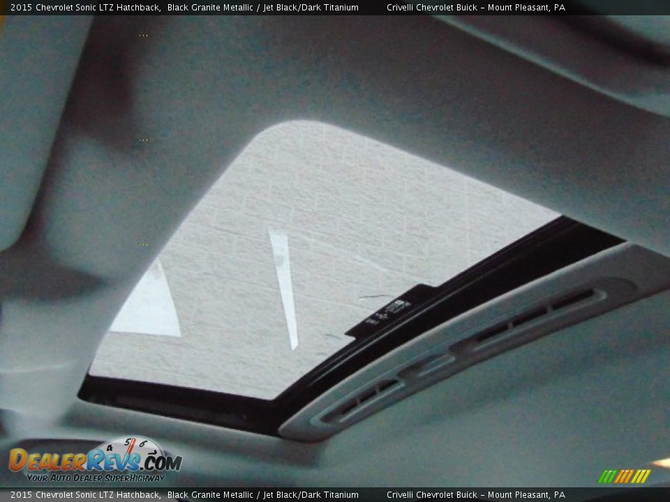 Sunroof of 2015 Chevrolet Sonic LTZ Hatchback Photo #12