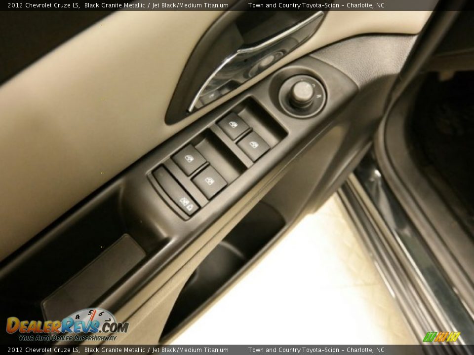 2012 Chevrolet Cruze LS Black Granite Metallic / Jet Black/Medium Titanium Photo #21