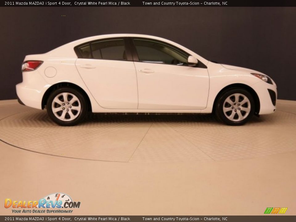 2011 Mazda MAZDA3 i Sport 4 Door Crystal White Pearl Mica / Black Photo #1