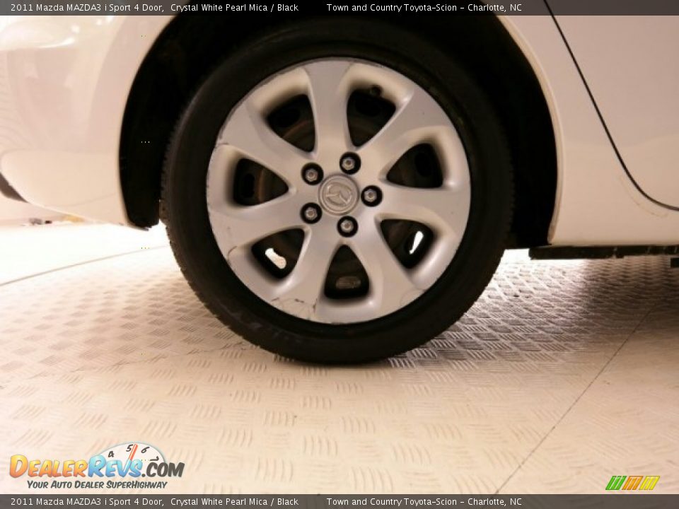 2011 Mazda MAZDA3 i Sport 4 Door Crystal White Pearl Mica / Black Photo #2