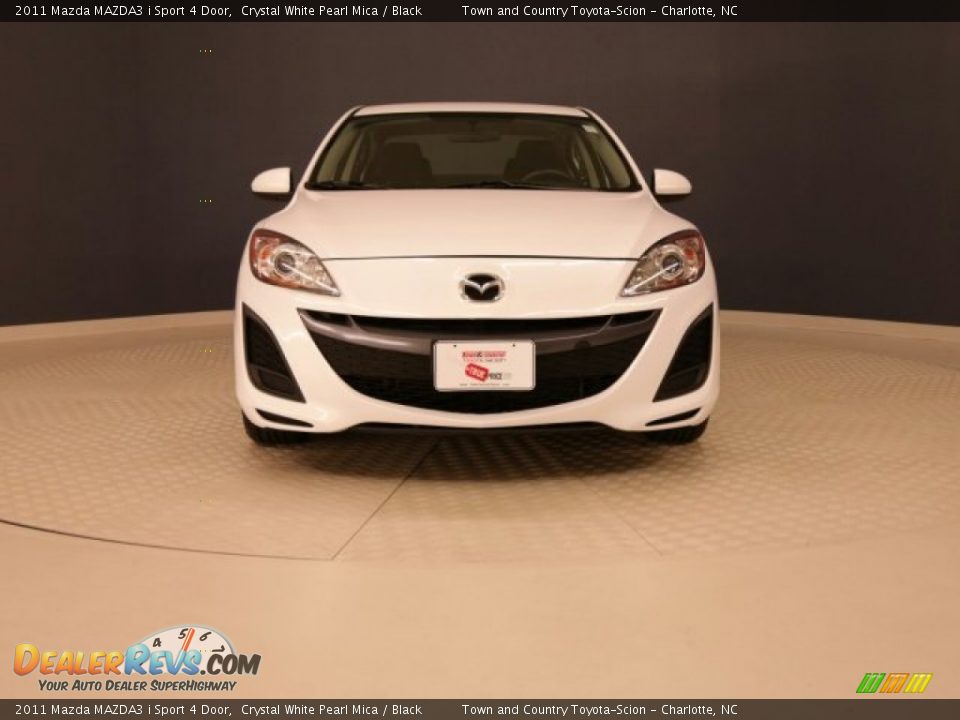 2011 Mazda MAZDA3 i Sport 4 Door Crystal White Pearl Mica / Black Photo #5