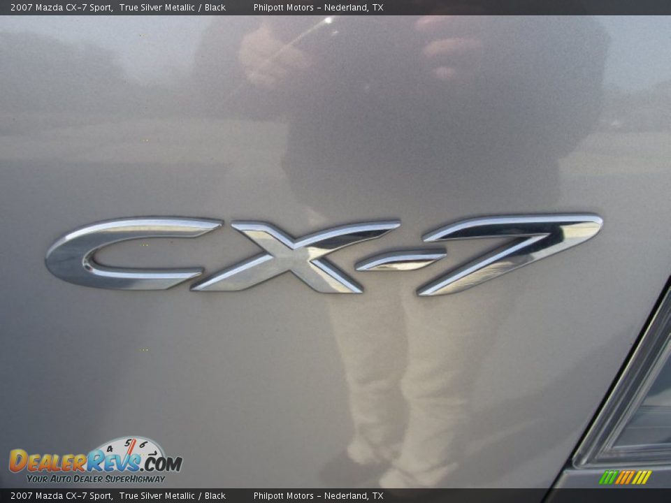 2007 Mazda CX-7 Sport True Silver Metallic / Black Photo #13
