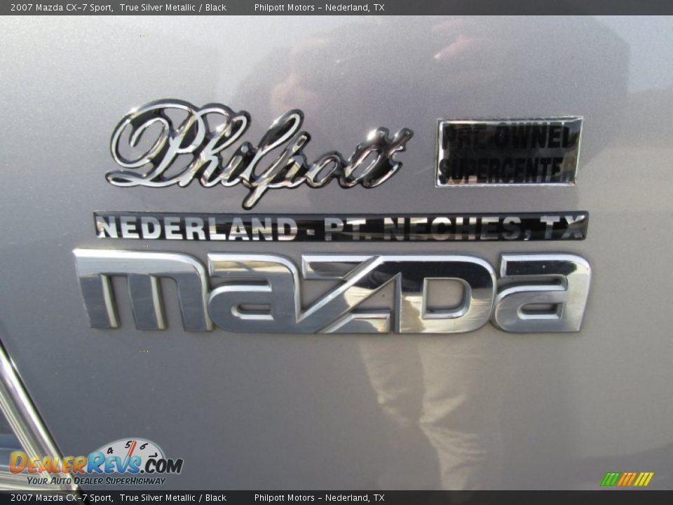 2007 Mazda CX-7 Sport True Silver Metallic / Black Photo #15