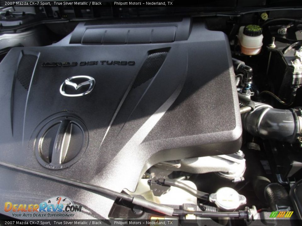 2007 Mazda CX-7 Sport True Silver Metallic / Black Photo #23