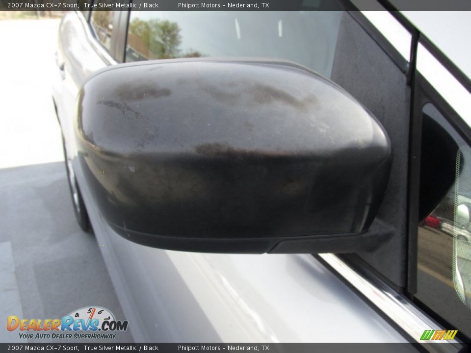 2007 Mazda CX-7 Sport True Silver Metallic / Black Photo #24