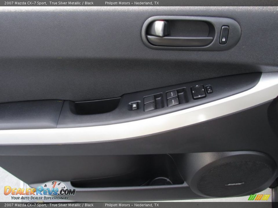 2007 Mazda CX-7 Sport True Silver Metallic / Black Photo #32