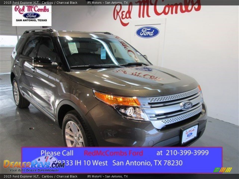 2015 Ford Explorer XLT Caribou / Charcoal Black Photo #1