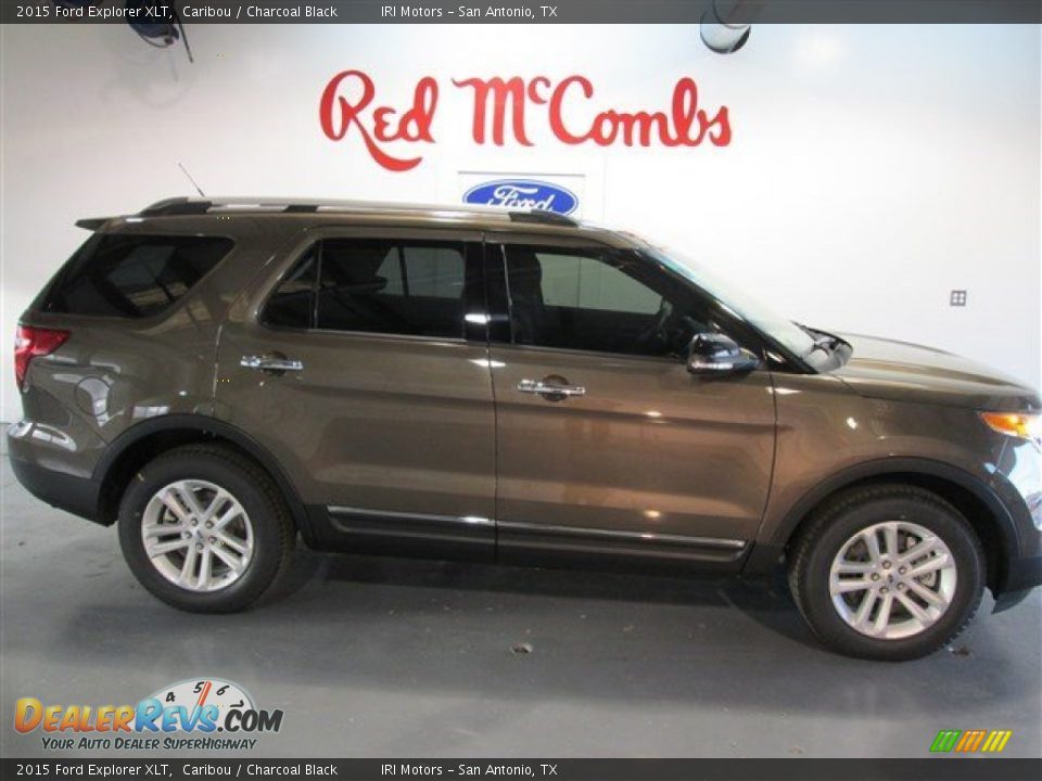 2015 Ford Explorer XLT Caribou / Charcoal Black Photo #9