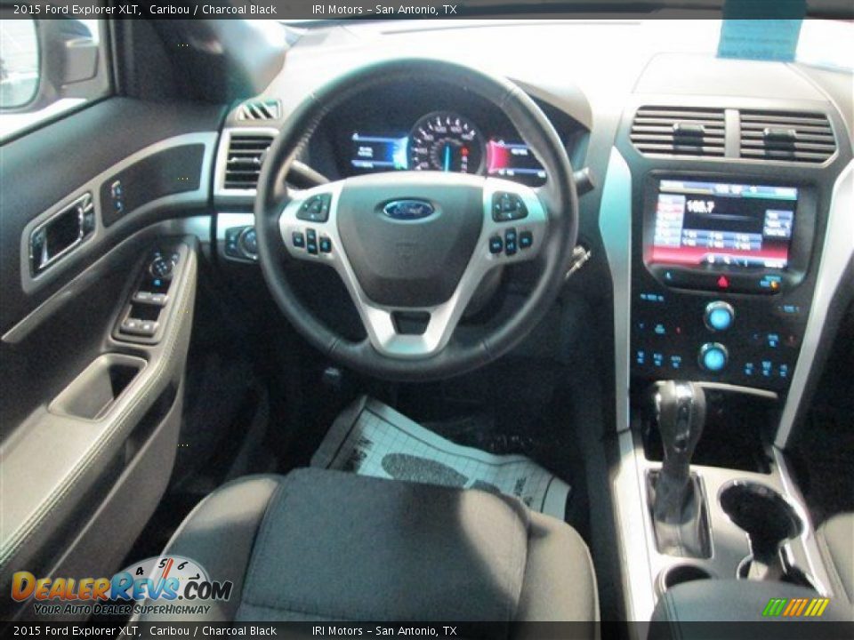 2015 Ford Explorer XLT Caribou / Charcoal Black Photo #12