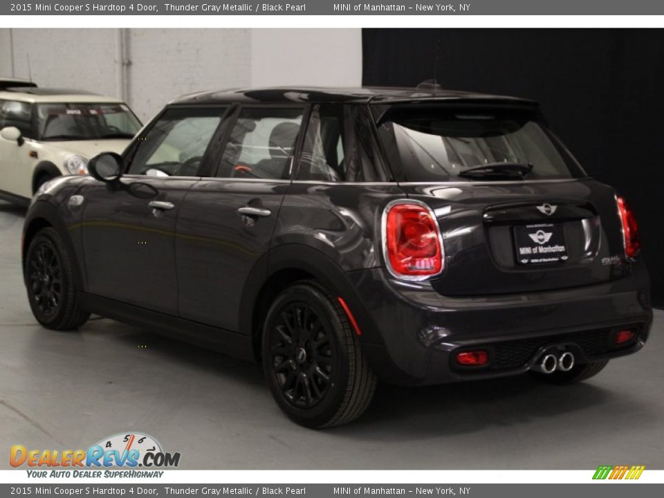 2015 Mini Cooper S Hardtop 4 Door Thunder Gray Metallic / Black Pearl Photo #4