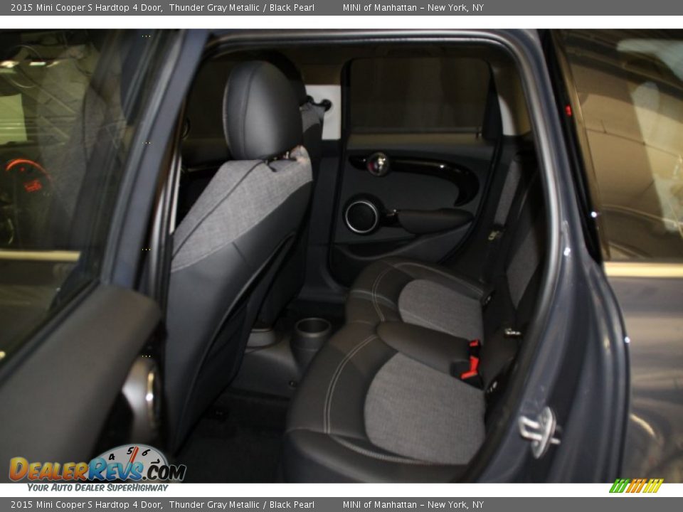 2015 Mini Cooper S Hardtop 4 Door Thunder Gray Metallic / Black Pearl Photo #11