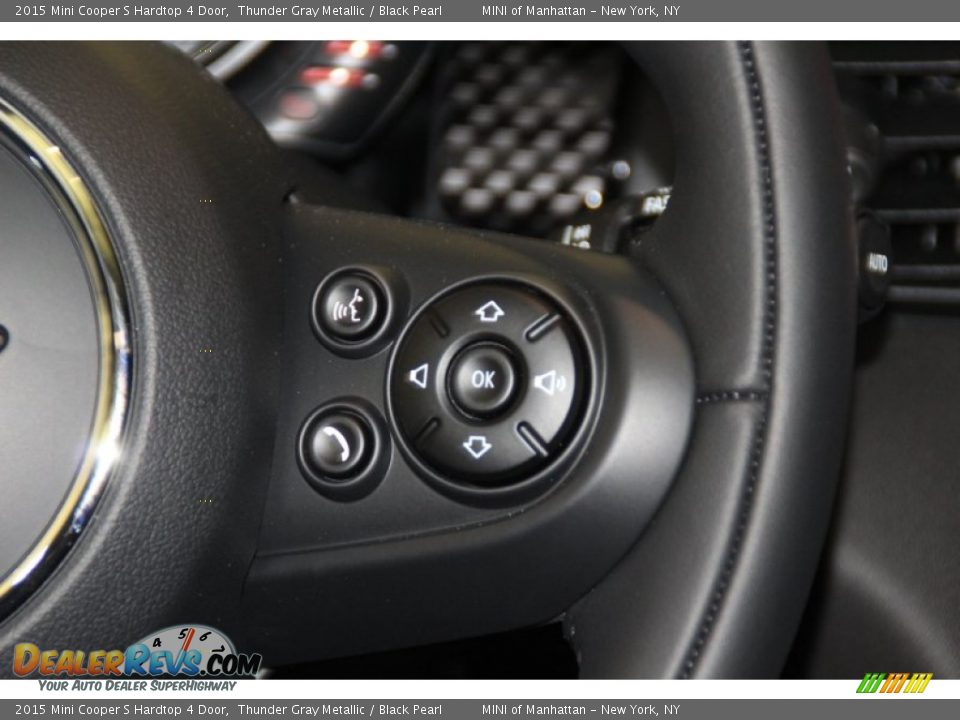2015 Mini Cooper S Hardtop 4 Door Thunder Gray Metallic / Black Pearl Photo #18