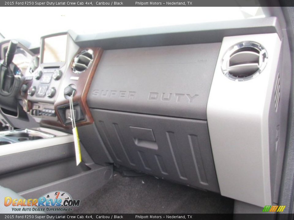 2015 Ford F250 Super Duty Lariat Crew Cab 4x4 Caribou / Black Photo #19