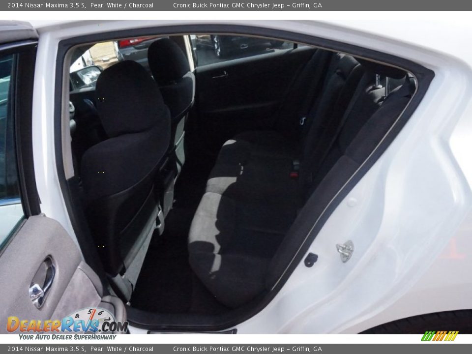2014 Nissan Maxima 3.5 S Pearl White / Charcoal Photo #18