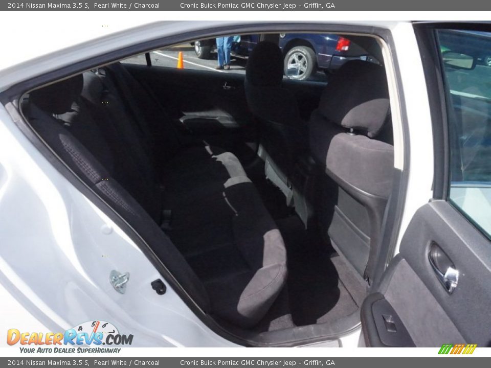 2014 Nissan Maxima 3.5 S Pearl White / Charcoal Photo #19