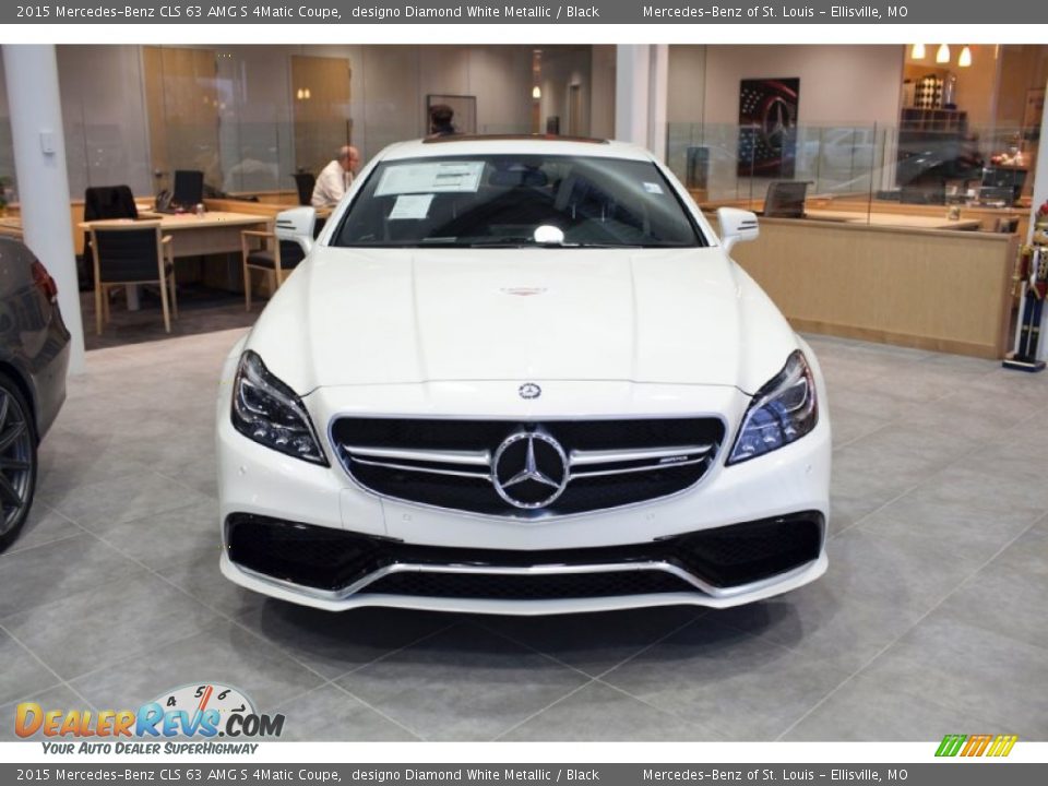 2015 Mercedes-Benz CLS 63 AMG S 4Matic Coupe designo Diamond White Metallic / Black Photo #2