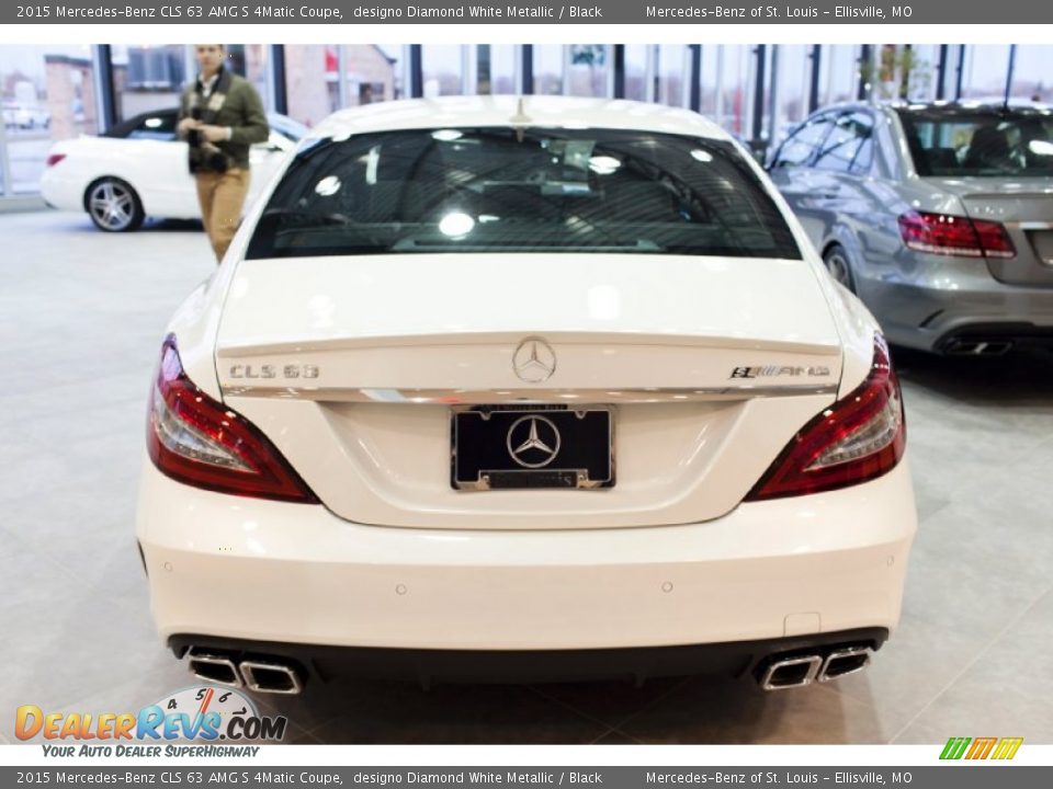2015 Mercedes-Benz CLS 63 AMG S 4Matic Coupe designo Diamond White Metallic / Black Photo #4
