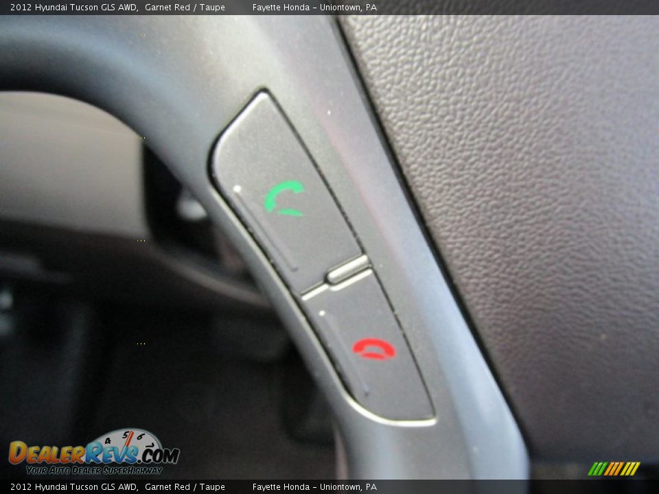 2012 Hyundai Tucson GLS AWD Garnet Red / Taupe Photo #14