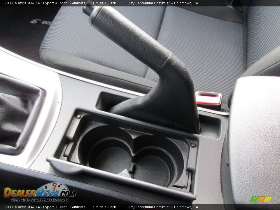 2011 Mazda MAZDA3 i Sport 4 Door Gunmetal Blue Mica / Black Photo #25