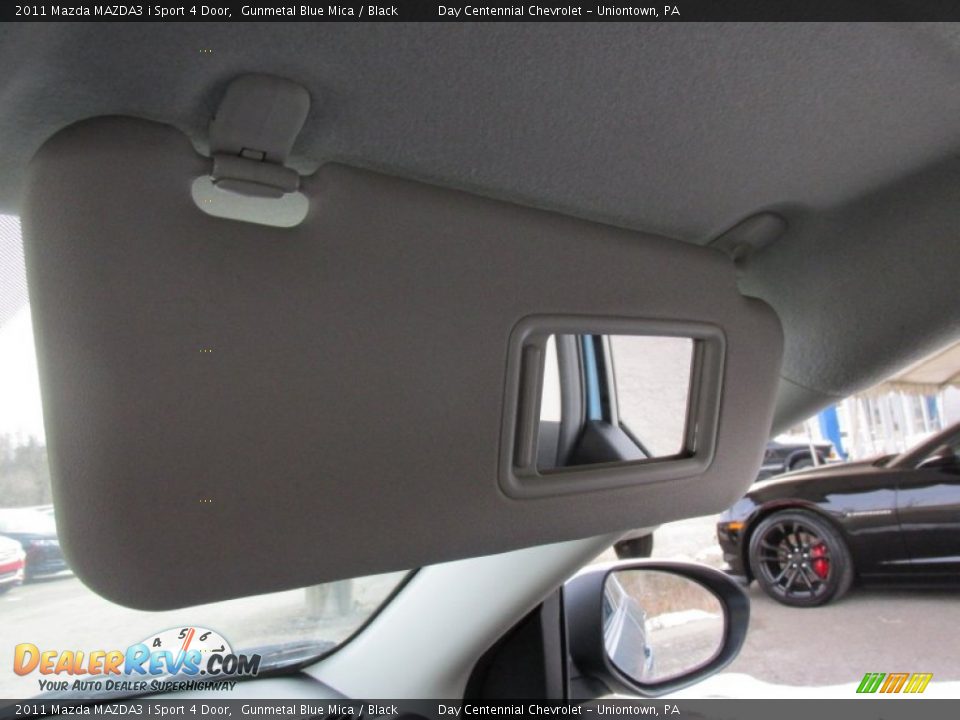 2011 Mazda MAZDA3 i Sport 4 Door Gunmetal Blue Mica / Black Photo #29