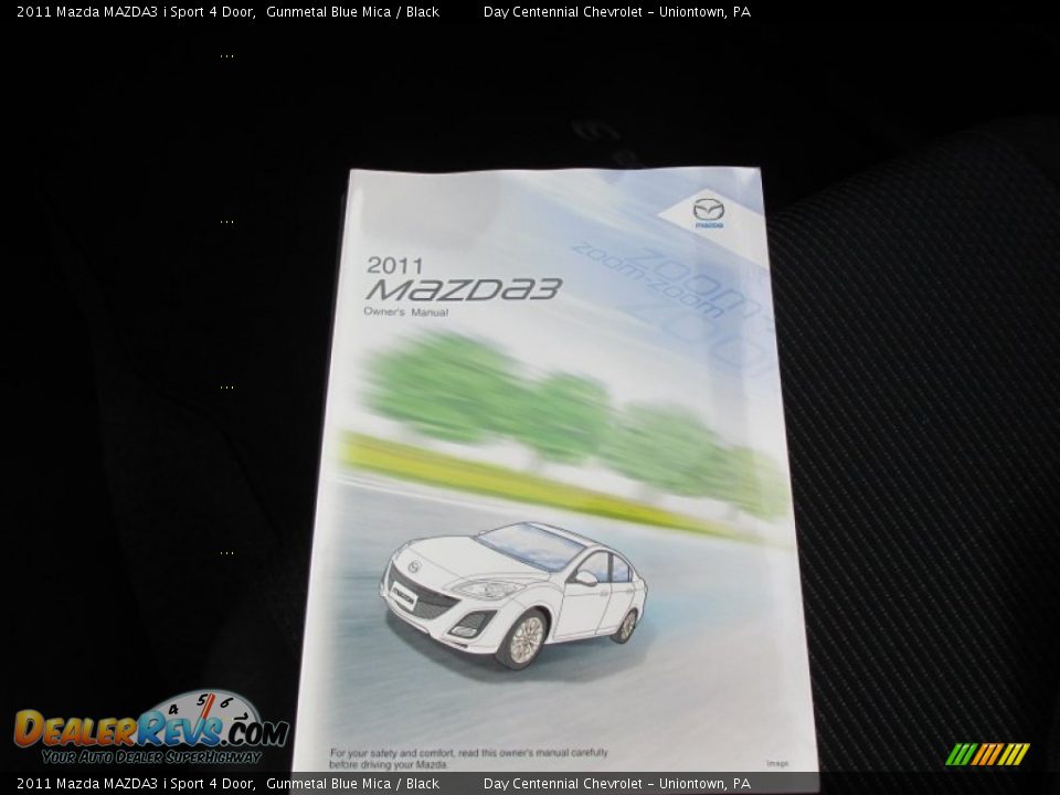 2011 Mazda MAZDA3 i Sport 4 Door Gunmetal Blue Mica / Black Photo #31