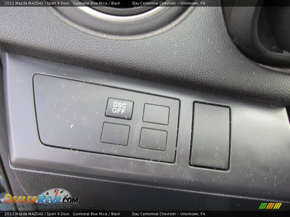 2011 Mazda MAZDA3 i Sport 4 Door Gunmetal Blue Mica / Black Photo #35