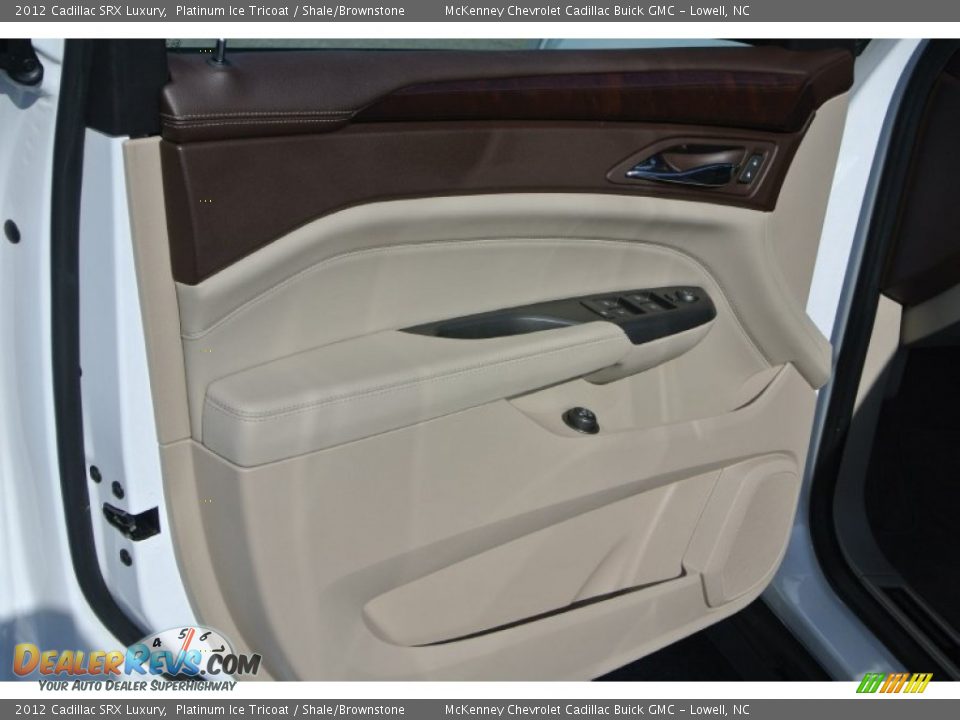 2012 Cadillac SRX Luxury Platinum Ice Tricoat / Shale/Brownstone Photo #10