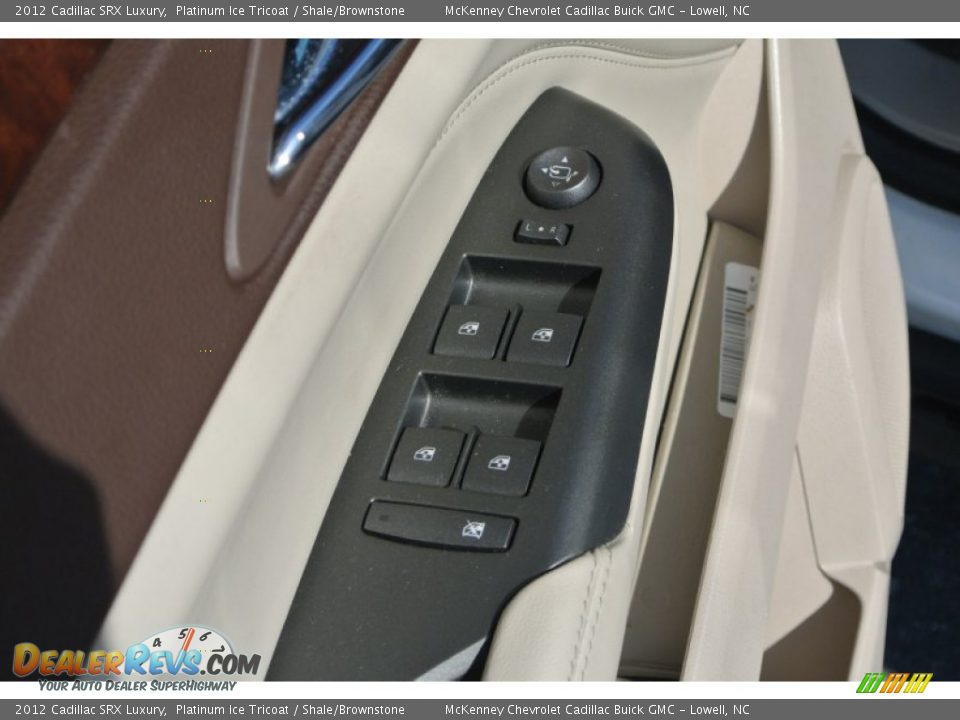 2012 Cadillac SRX Luxury Platinum Ice Tricoat / Shale/Brownstone Photo #11