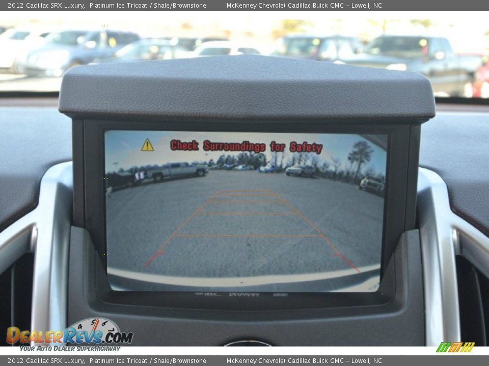2012 Cadillac SRX Luxury Platinum Ice Tricoat / Shale/Brownstone Photo #16