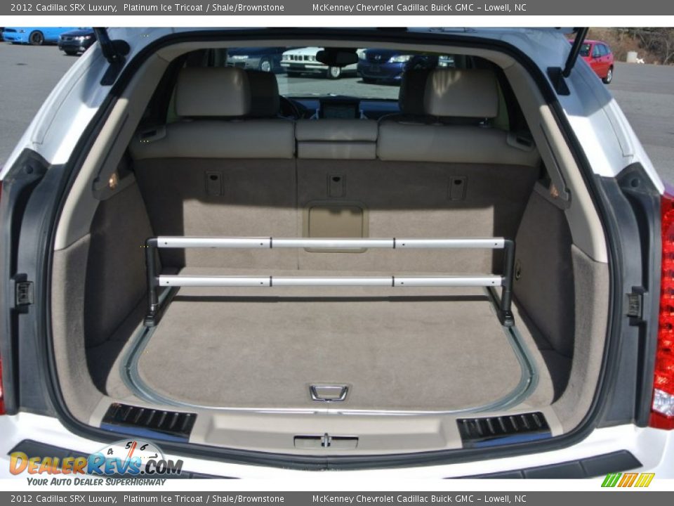 2012 Cadillac SRX Luxury Platinum Ice Tricoat / Shale/Brownstone Photo #23