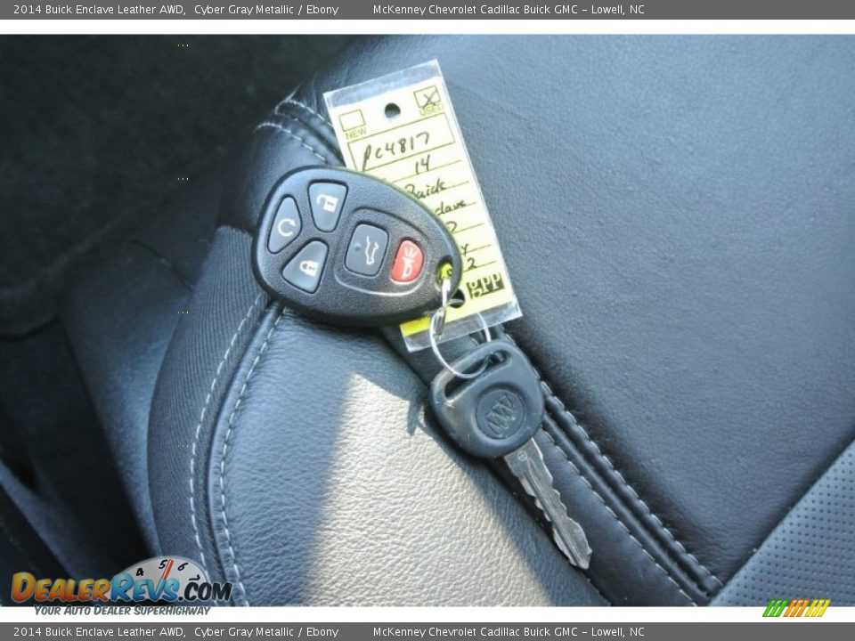 2014 Buick Enclave Leather AWD Cyber Gray Metallic / Ebony Photo #17