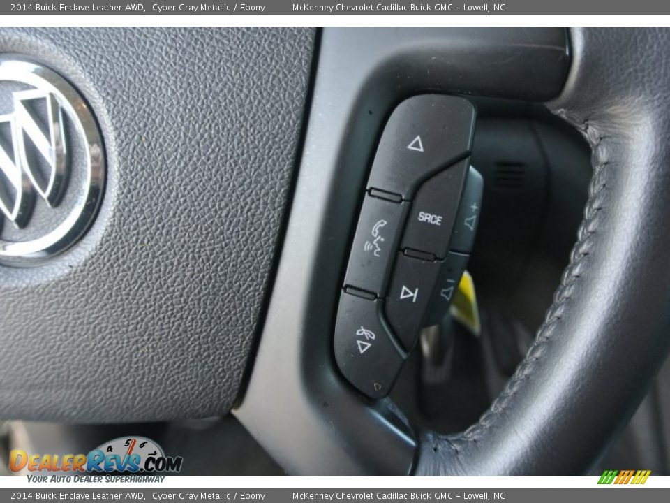 2014 Buick Enclave Leather AWD Cyber Gray Metallic / Ebony Photo #18