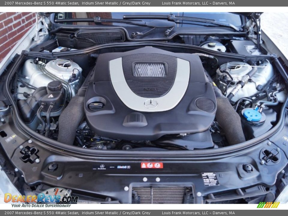 2007 Mercedes-Benz S 550 4Matic Sedan 5.5 Liter DOHC 32-Valve V8 Engine Photo #27
