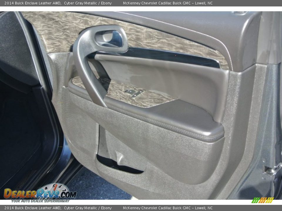 2014 Buick Enclave Leather AWD Cyber Gray Metallic / Ebony Photo #25