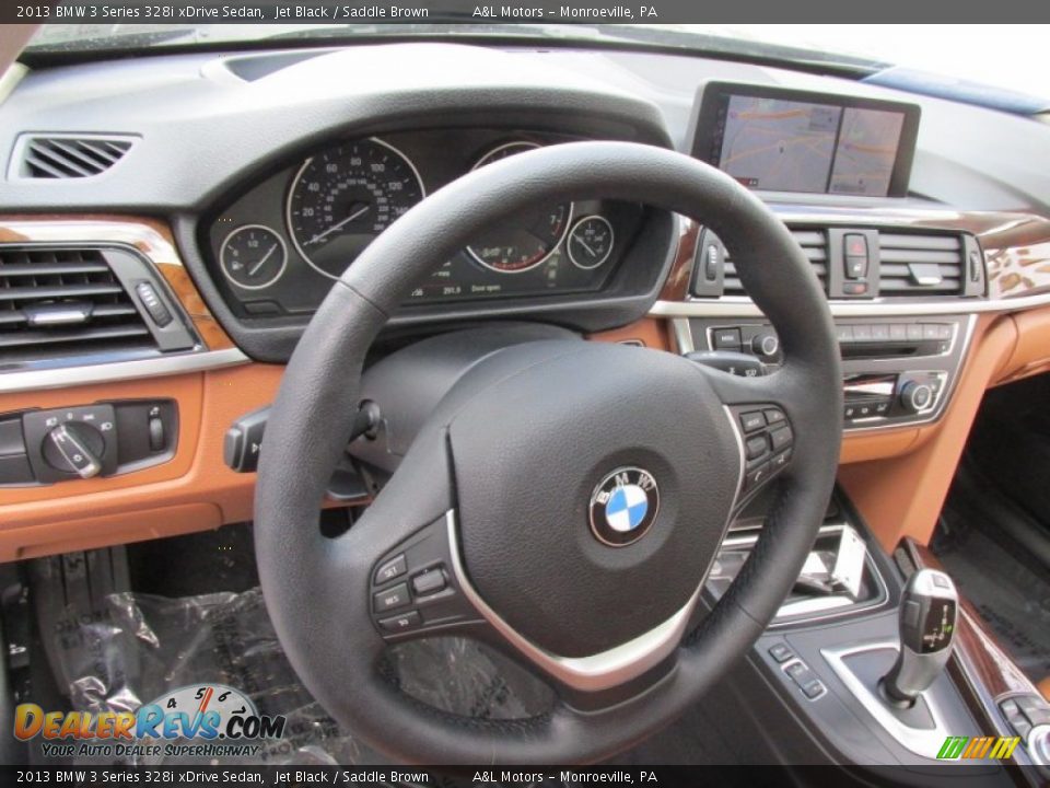 2013 BMW 3 Series 328i xDrive Sedan Steering Wheel Photo #14