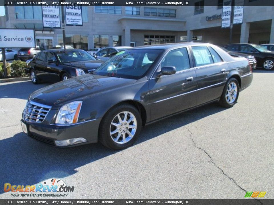 2010 Cadillac DTS Luxury Grey Flannel / Titanium/Dark Titanium Photo #2